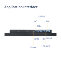 15,6 21,5 32 43 pulgadas 1500 NITs al aire libre alto brillo Android precio pantalla táctil todo en una tableta computadora panel Industrial PC