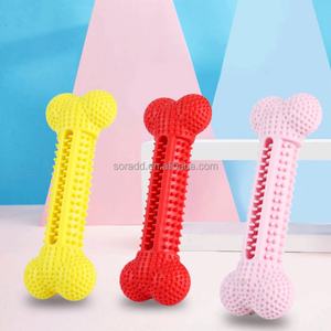 Juguetes Masticables para Perros con Diseño de Hueso de Perro, de Nailon, Goma, TPR, TPE, Patentados, Multicolores, para la Limpieza de los Dientes, SORADD SRD-546 - Product Image 4
