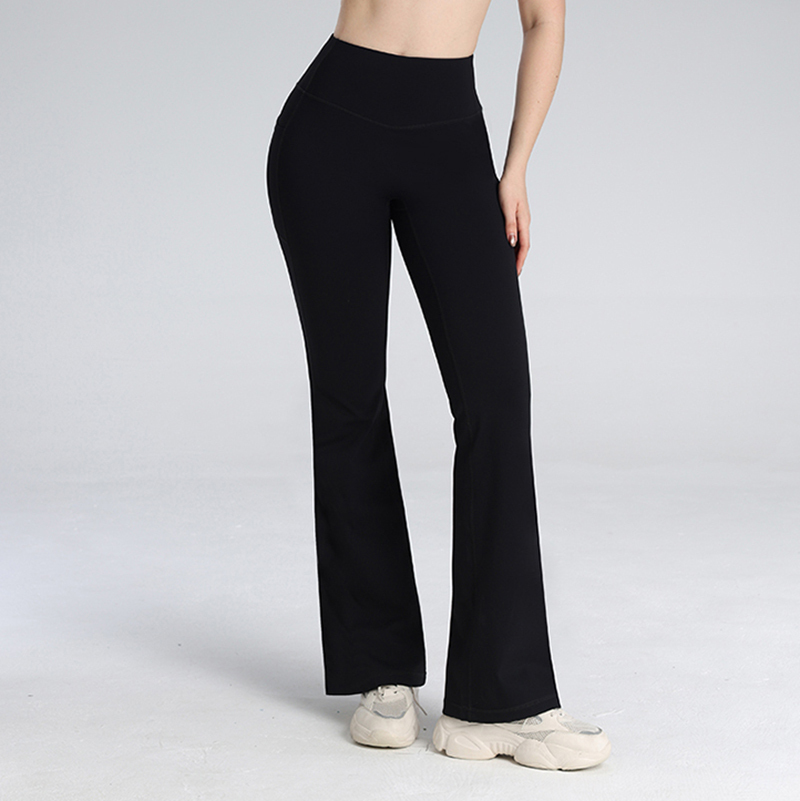Leggings De Yoga De Cintura Alta Quick Dry Tummy Control Yoga Leggings Flare Fitness Legging Yoga Activewear Pants with Pockets