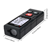 Télémètre laser SNDWAY SW-MT4, télémètre numérique 40M avec fonction de mesure maximale et minimale et auto-étalonnage