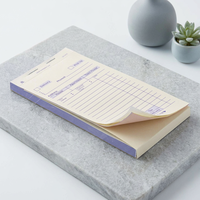 Libro de Recibos de Entrega de 3 Partes con Logotipo Personalizado, Libro de Facturas de Papel Autocopiativo de 2 Partes, Menú de Restaurante, Formulario de Pedido de Venta, Libro de Facturas Fiscales A6
