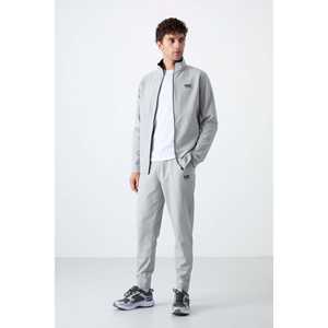 Conjunto Deportivo para Hombre Carlos Grey, Corte Estándar, Gris, Transpirable, Ropa Casual - Product Image 4