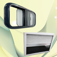 Nouveau design camping-car accessoires pièces RV panneau de porte d'entrée pour caravane larme remorque camping-car