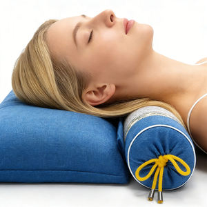 <span class=keywords><strong>Oreiller</strong></span> <span class=keywords><strong>de</strong></span> soutien cervical SUREWALHOME en gruau <span class=keywords><strong>de</strong></span> <span class=keywords><strong>sarrasin</strong></span>, <span class=keywords><strong>oreiller</strong></span> thérapeutique sain aux graines <span class=keywords><strong>de</strong></span> Cassia - Product Image 4