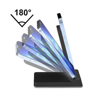 Cargador Inalámbrico Rápido de 15w <span class=keywords><strong>con</strong></span> Logotipo Personalizado, Soporte Plegable para Teléfono Inteligente <span class=keywords><strong>con</strong></span> <span class=keywords><strong>Carga</strong></span> <span class=keywords><strong>Inalámbrica</strong></span> - Product Image 4