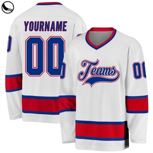 Maillot de hockey en dentelle brodé avec nom et numéro personnalisés, respirant, manches longues, BETHERIVAL - Product Image 3