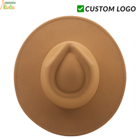 Topi Fedora Lebar Berlogo Kustom OEM Vintage untuk Wanita Pria, Topi Jazz Felt Hangat Musim Gugur Musim Dingin untuk Pernikahan, Gereja, Santai, dan Aktivitas Luar Ruangan