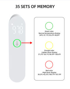 CE sertifikalı dijital ev termometre temassız kızılötesi alın kulak yetişkinler için ısı tabancası/bebekler elektrik güç - Product Image 5