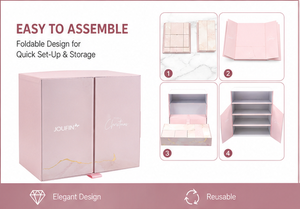 Luxury Pink Hexagon Advent <b>Calendar</b> Box with Drawers Rigid Paperboard Christmas Mystery Blind Box for Beauty Product Gift - Product Image 4