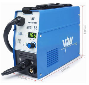 VECTOR EU STOCK Kit de Soldadura MIG <span class=keywords><strong>MAG</strong></span> Compacto, Máquina de Soldar Alemana con Envío Gratuito, Sin Gas y con Gas, Soldadores Inverter AC 230V MIG165A - Product Image 3