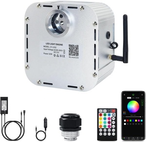 Kit de plafonnier étoilé à fibres optiques RGBW à haute luminosité 32W avec mode sonore et effet scintillant - Product Image 1