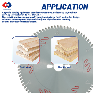 Donglai Dia 250mm 80 Dents avec -5 °   Angle de coupe pour la coupe en biseau alterné (ATB) 40 °   <span class=keywords><strong>Lame</strong></span> de <span class=keywords><strong>scie</strong></span> <span class=keywords><strong>circulaire</strong></span> pour la découpe de panneaux sans rainurage - Product Image 5