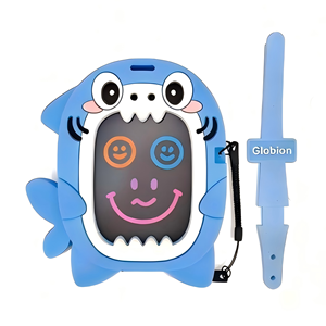 Jouet éducatif intelligent pour bébé Globion 2 en 1, tableau de <span class=keywords><strong>dessin</strong></span> en silicone de 4,5 pouces pour enfants - Product Image 1