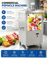 Pecold Commerciële IJslolly Maker IJslollymachine 1 Vorm Kleine IJslollymachine Te Koop