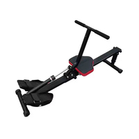 Máquina de remo de entrenamiento cardiovascular plegable silenciosa de resistencia a la tensión ajustable portátil de marca personalizada de fábrica