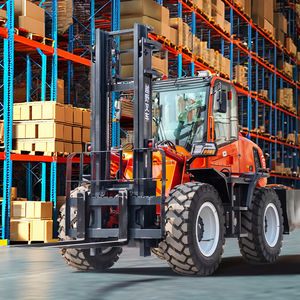 זול מיני נייד טלסקופי דיזל מחוספס שטח מלגזה משאיות 3ton 5ton 6 מ 'כל השטח מלגזה - Product Image 5