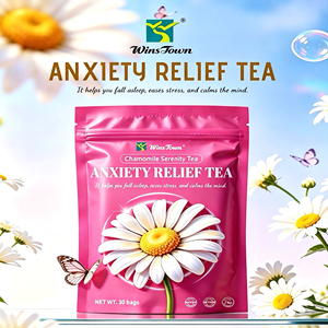 Té Winstown para aliviar la ansiedad, 30 bolsitas de té de hierbas de manzanilla para la serenidad, té de lavanda para calmar la mente, dormir y aliviar el estrés. - Product Image 1