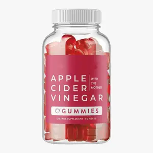 Julyherb Private Label 100% Natural Pure Apple Cider Vinegar Gummies 60 Pcs A Bottle B12 Gummies