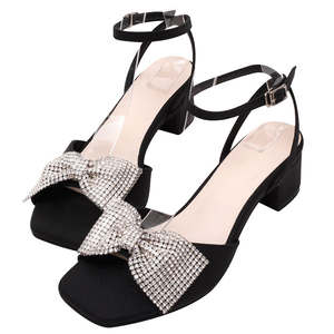 Comfortable Open Toe Square Sandals - Product Image 1