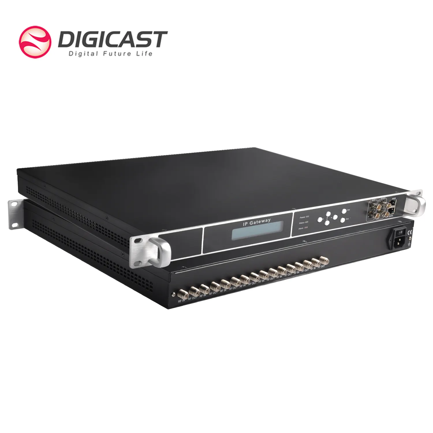 DMB-90E บวกมัลติฟังก์ชั่น FTA จูนเนอร์ DVB S2ไปยัง IP เกตเวย์ไอพี IPTV รับสัญญาณดาวเทียม