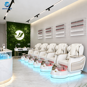 Mobiliario de Salón de Belleza Sillón de Pedicura con Masaje Tipo Mano Humana Spa para Pies Sillas de Pedicura Eléctricas en Venta - Product Image 1