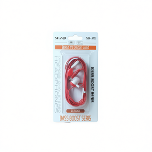 Auriculares S&N Bass Boost Series, auriculares estéreo de 3,5 mm con micrófono para teléfono móvil - Product Image 1