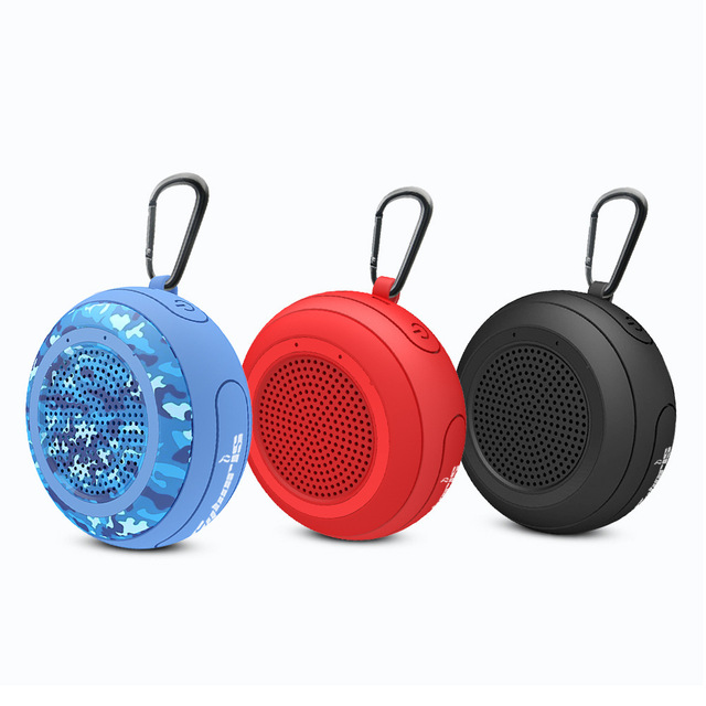 IPX7 Waterproof Floating Mini Wireless Speaker TWS Stereo Pair TF Card for 5.0 RGB LED for Cycling Pool Outdoor Use