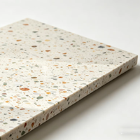 Carreaux de mur et de sol en terrazzo à motifs imperméables modernes 600x600mm, polis et plats, pour cuisine, salle à manger, salon