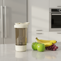 Gobelet mélangeur électrique à isolation sous vide avec recharge USB portable personnalisé, design moderne, pour café et poudre de protéines
