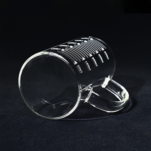 Hoog thermisch stabiel transparant kwartsglas, de gegradueerde beker met handvat - Product Image 4