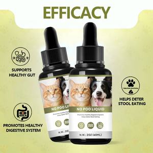 Líquido Natural Sin Caca para Mascotas, Fórmula Veterinaria Probiótica, Gotas Sin Caca para Gatos y Perros, Cuidado de la Salud para Todas las Edades - Product Image 2