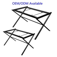 Cadre de Table de bureau métal acier industriel Base de Table à manger plan de travail Support de Table pied de Table à vendre