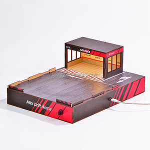 Modellino Auto in Scala 1:64, Scenografia in Miniatura Assemblata a Mano con Neve e Luci, Giocattoli in Metallo Pressofuso - Product Image 1