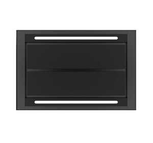 <span class=keywords><strong>Cappa</strong></span> aspirante moderna a isola, in vetro temperato nero con display LED - Product Image 4