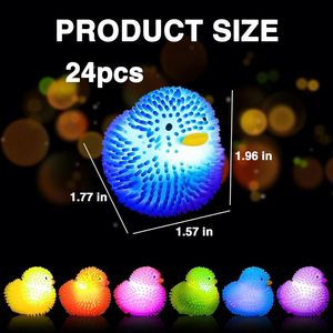 Pelotas LED de Goma con Luz Intermitente, Mini Patos de Discoteca para Halloween, Año Nuevo, Cumpleaños, Fiestas en la Piscina, Juguetes Novedosos y Divertidos - Product Image 2
