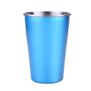 كوب قهوة أحادي الجدار ، كوب بشعار معدني من الفولاذ المقاوم للصدأ ، أكواب رخيصة لشرب البيرة الباردة - Product Image 3