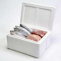 Boîte isotherme personnalisée en polystyrène de qualité alimentaire, glacière en polystyrène, boîte à fruits de mer et médicaments en mousse EPS
