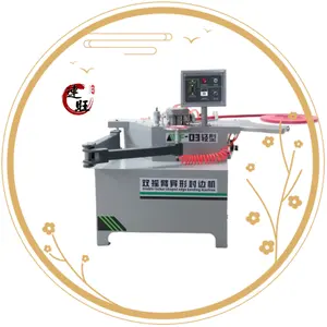 The latest automatic edge sealing machine Curved rocker arm cutting edge banding machine Sell on the cheap