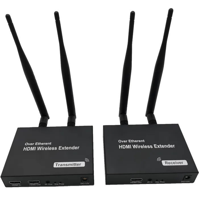 200m Drahtlose WiFi HDMI Extender Sender Empfänger 2,4G 5GHz 1080P IR Remote Video Converter Laptop PC zu TV