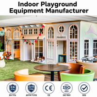 Equipo de juegos interior comercial, área de juegos blandos, casa de juegos temática de ciudad para disfraces, centro de fiestas de cumpleaños, área de juegos de ciudad pequeña