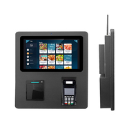 Kiosque de commande en libre-service de 15,6 pouces avec imprimante thermique et terminal de paiement POS pour restaurant