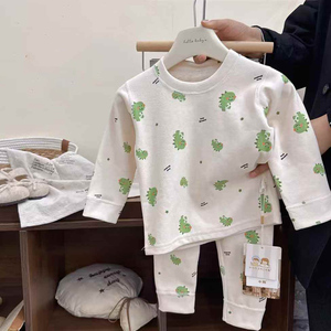 Vêtements d'hiver confortables et chauds pour enfants, <span class=keywords><strong>sous</strong></span>-vêtements intérieurs épais sans couture pour garçons, pyjamas de dessin animé, confortables - Product Image 3