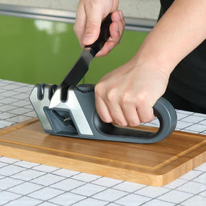 Ningbo Manual <b>Knife</b> Sharpener Stainless Steel Multi Grit 3 In 1 Kitchen <b>Tool</b> Hand Wash Only - Product Image 2