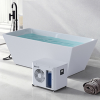 Baignoire Spa Glacée Icegalax Hot Sale pour Athlètes avec Bords Inclinés, Baignoire de Massage, Baignoire de Bain de Glace avec Refroidisseur d'Eau, Refroidisseur de Plongée Froide