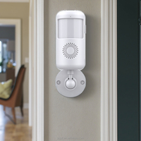 Détecteur de mouvement PIR sans fil WiFi/Zigbee 433 MHz PGST avec prise en charge de l'application Tuya, portée de détection pour système d'alarme de sécurité domestique