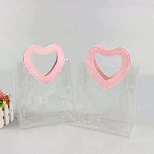 Luxury Elegant PVC Bag Holographic Laser Plastic Ziplock Bag for Clothing/holographic Make up Bag With Metal Zipper - Product Image 5