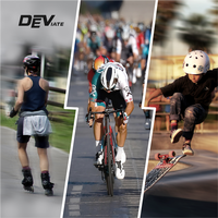 Casques de vélo ajustables pour adultes et enfants certifiés CE EN1078 CPSC - Couleur noire pour le skateboard, le cyclisme et le roller