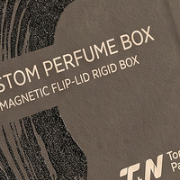 Scatola Regalo Personalizzata Nera per Eau De Toilette e Confezione Magnetica per Presentazione Profumo con Scatola in Carta Profumata per Packaging di Profumi