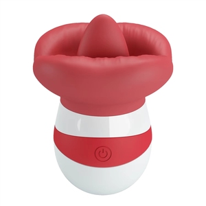 Pretty <span class=keywords><strong>Love</strong></span> 3 en 1 : Jouet lingual, Dildo, Vibrateur rose à succion clitoridienne pour femmes - Product Image 2
