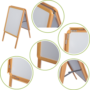 Expositor de Carteles de Doble Cara con Marco en A, Diseño Desplegable, Marco de Aluminio, Tamaño Personalizable para Ferias Comerciales y Publicidad Empresarial - Product Image 5